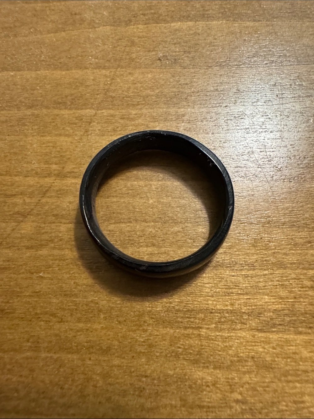 Men's Black Tagua Band Ring